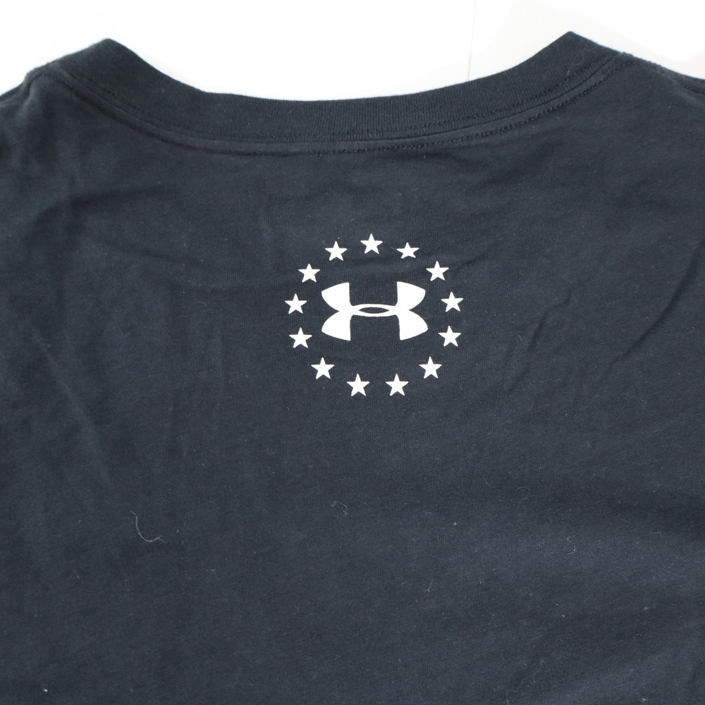 Under Armour Mens 2XL Support The Troops Black Charged Cotton T-Shirt 1233775 - Picture 7 of 9